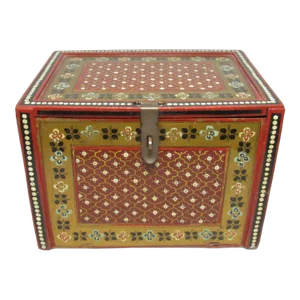 Painted Anglo Indian Collectors Box