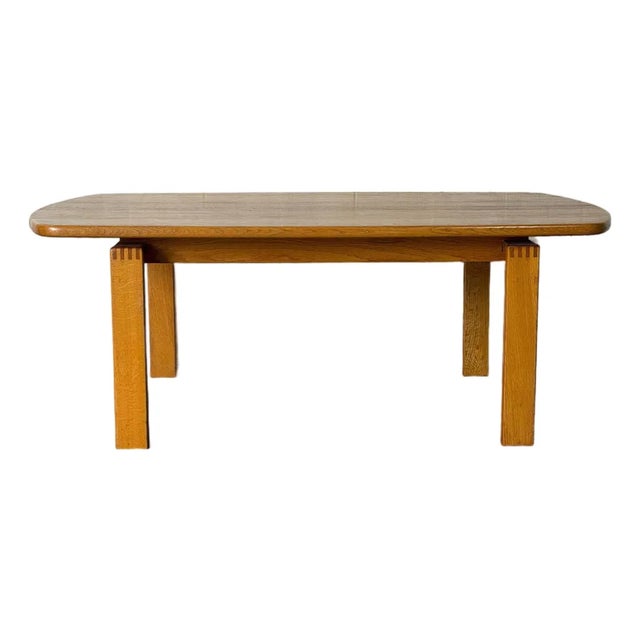 Oak Coffee Table Mid-Centuryl Modern Mid-Century Modern 1970s For Sale