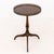 Schott Furniture Mahogany Circular Tripod Table, with brass galleried top on three spider legs, marked to underside. 27" H...