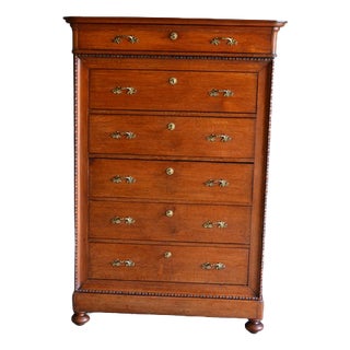 Antique Oak Chiffonier with Secretary, 19th Century For Sale