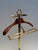 Metal 1970s Italian Brass and Wood Valet Stand For Sale - Image 7 of 11
