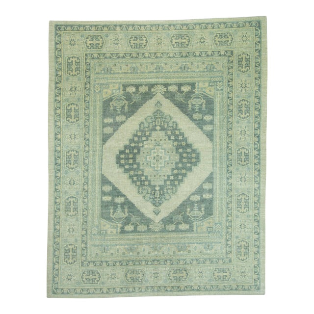 Turkish Oushak Antique Look Rug 8'7" x 10'10" #20048 For Sale