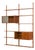Vintage Danish Wall Unit in Teak from PS System,, 1960s, Set of 13 For Sale
