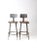 Mid Century Industrial Stools Pair For Sale - Image 6 of 13