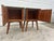 1960s Pair Mid Century Modern Nightstands by Alfred Cox of London For Sale In Los Angeles - Image 6 of 12