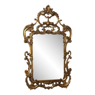 Late 20th Century Baroque Style Mirror For Sale