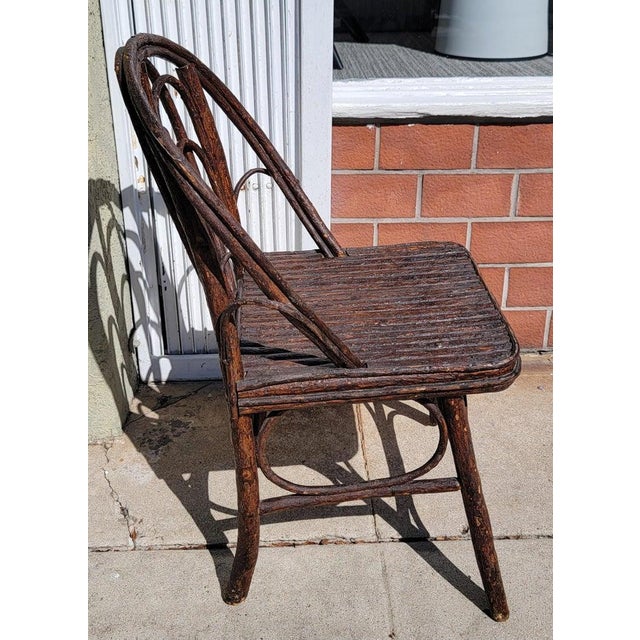 19Thc Folky Bentwood Side Chair For Sale In Los Angeles - Image 6 of 6