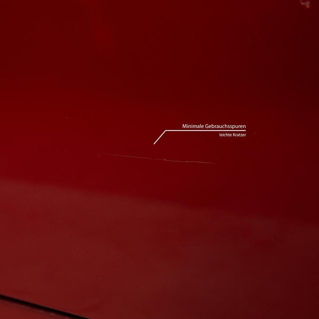 Red Wooden Sideboard from B&B Italia / C&B Italia For Sale - Image 10 of 16