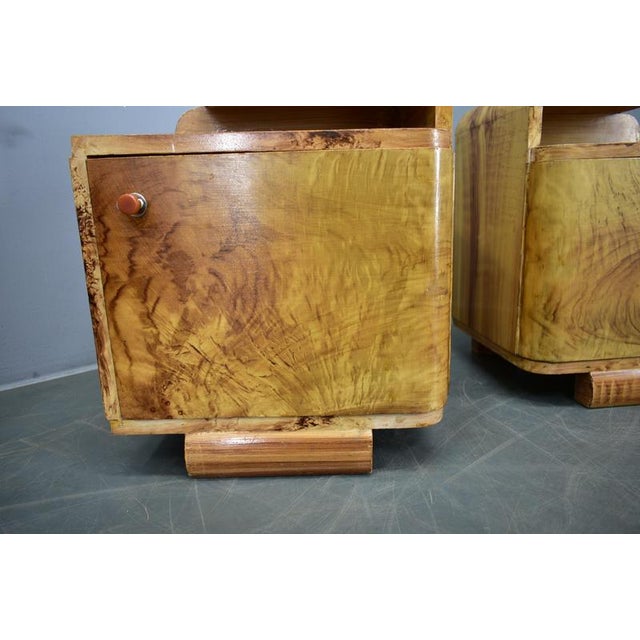 Art Deco Bedside Tables, Czechoslovakia, 1937, Set of 2 For Sale - Image 9 of 18
