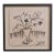1950s Original Still Life With Flowers Drawing by José Fin, Signed For Sale