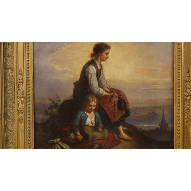 This late nineteenth-century oil on canvas, in the manner of Johann Georg Meyer von Bremen (German, 1813–1886), depicts...
