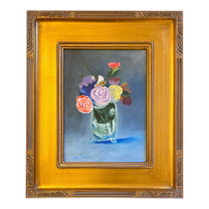Impressionist Floral Still Life by Satori Gregorakis