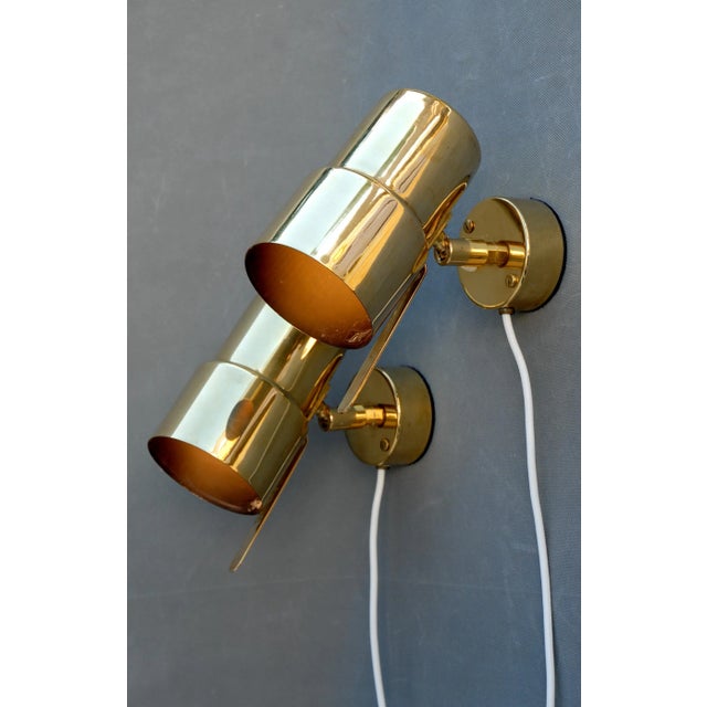 Mid-Century Modern Model V324 Wall Lamps by Hans-Agne Jakobsson for Hans-Agne Jakobsson Ab Markaryd, 1960s, Set of 2 For Sale - Image 3 of 10