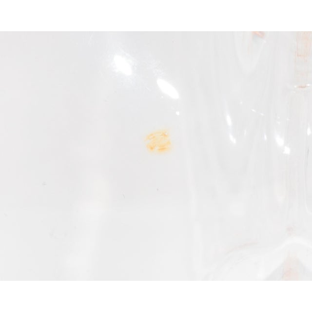 Av Mazzega Italian Model S 510 Glass and Steel Mount Vase by Carlo Nason For Sale - Image 10 of 10