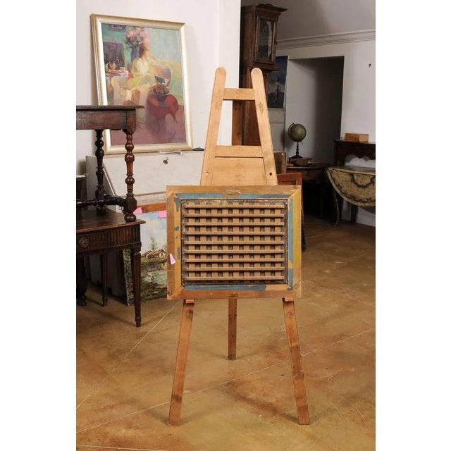 1850s French Oil on Panel Baryard Painting with Ducks and Vibrant Colors For Sale - Image 12 of 12