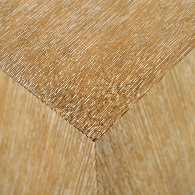 Geometric Pedestal Coffee Table (Set of 2) For Sale - Image 4 of 7