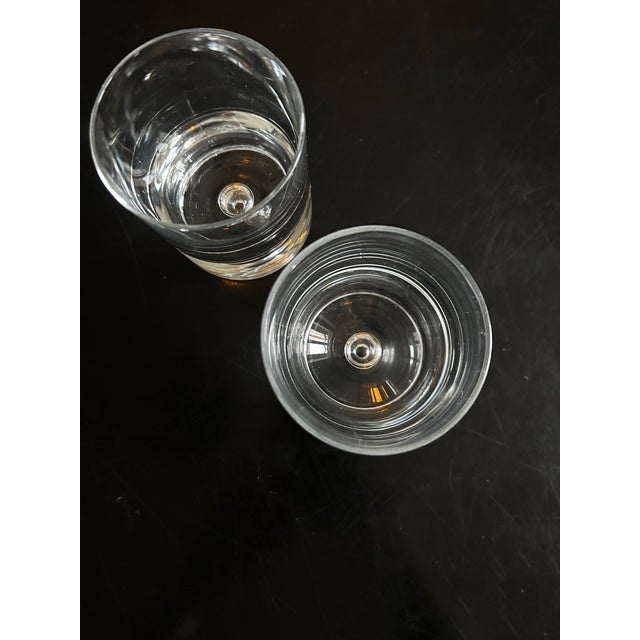 Vintage Scandinavian Crystal Glasses by Tapio Wirkkala, 1970s, Set of 8 For Sale - Image 11 of 12