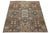 Modern Tulu Tribal Wool Rug – Geometric Charcoal, Tan & Slate Blue 9x12 For Sale In New York - Image 6 of 11