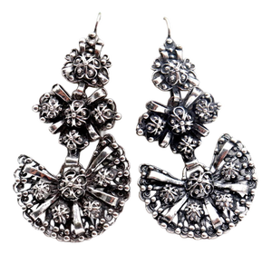 Silver Earrings, Set of 2