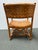 Late 20th Century In the Style of McGuire Lattice Leather Strip Safari Chair For Sale - Image 5 of 12