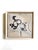Pair of Black and Cream Original Mixed Media on Canvas For Sale - Image 4 of 6