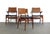 1960s Teak and Cane Vintage Dining Chairs by E Knudsen for Jensen & Lykkegaard - Set of 4 For Sale - Image 5 of 8