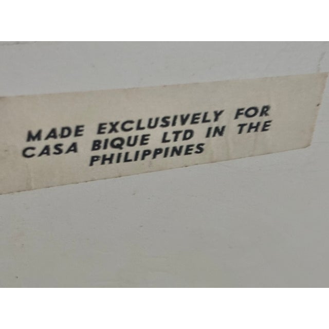 1980s Casa Bique Marble Top Neoclassical Credenza For Sale - Image 12 of 12