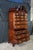 Vintage Chippendale Style Mahogany Shell & Blockfront Highboy Chest on Chest 89" For Sale - Image 10 of 18
