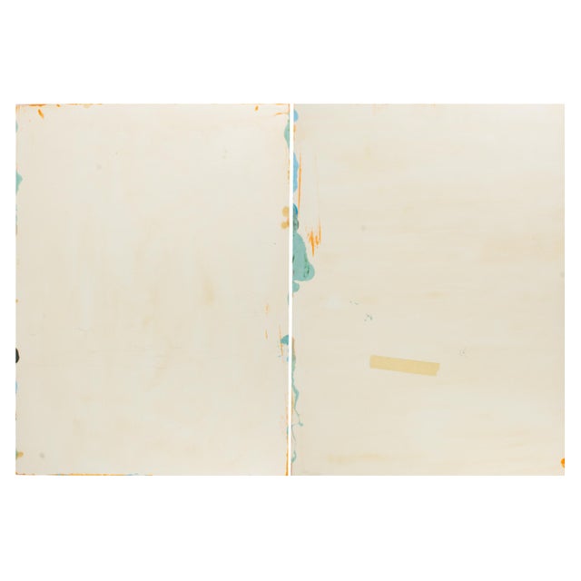 1980s Abstract Acrylic Landscape Diptych by Harry Hilson For Sale - Image 9 of 9