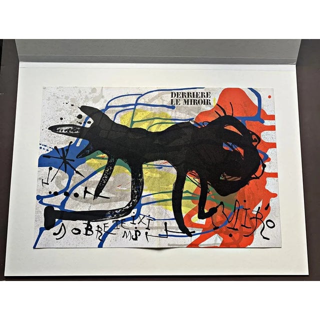 Joan Miro Barcelona 1893 - 1983 Mallorca Composition, 1973 Color lithograph with centre fold Size: 38 x 57 cm...