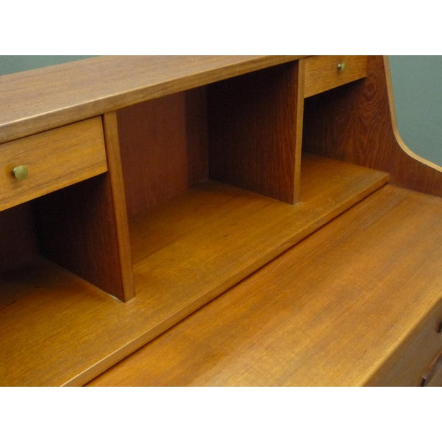 Swedish Teak Secretaire, 1960s For Sale - Image 12 of 14