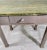 Green Antique Wooden Garden Table With Drawer From England - Circa 1900 For Sale - Image 8 of 12