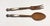 Wonderful antique serving set, French, marked "Web Sterling Handle" and "France." Fork and spoon. Made of high-quality...