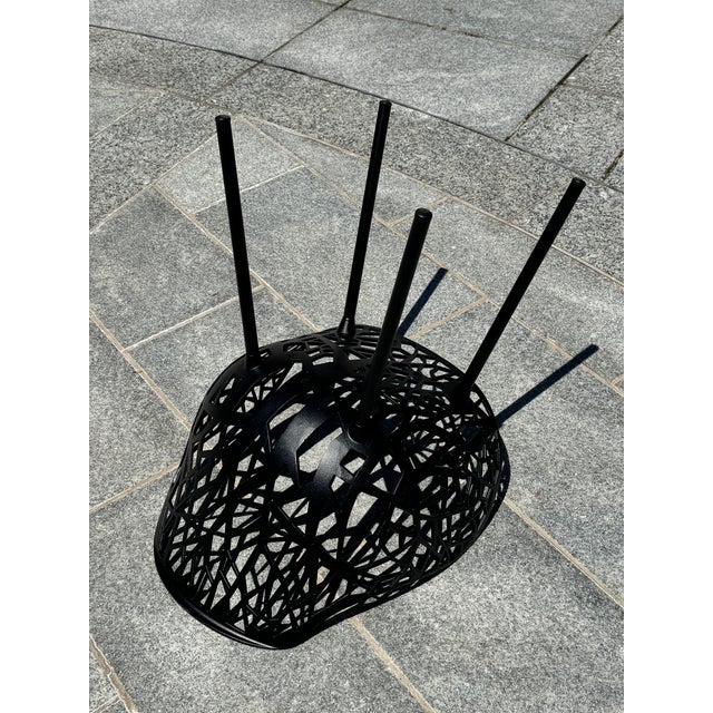 Janus Et Cie Forest Black Aluminum Outdoor Dining Armchairs – 22 Available For Sale - Image 14 of 18