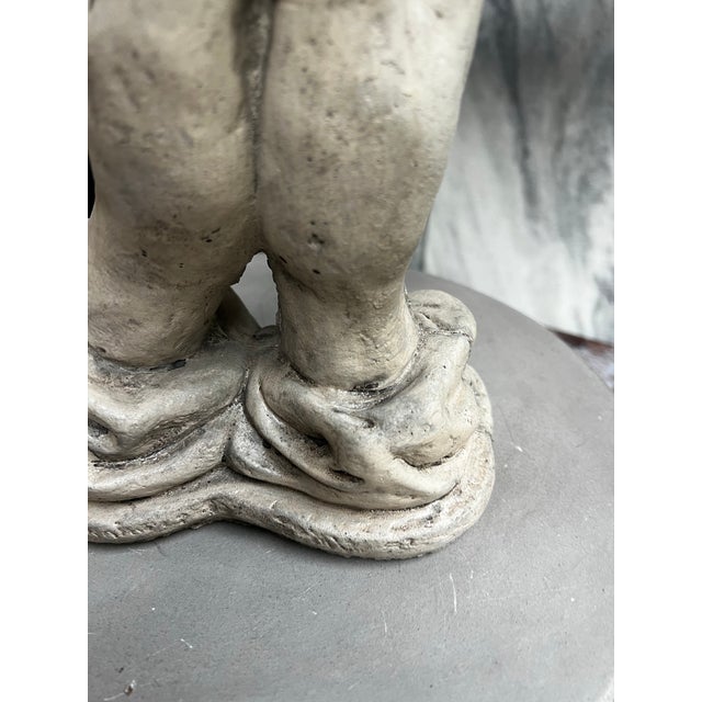 Gray Vintage Concrete Praying Hands Sculpture For Sale - Image 8 of 9