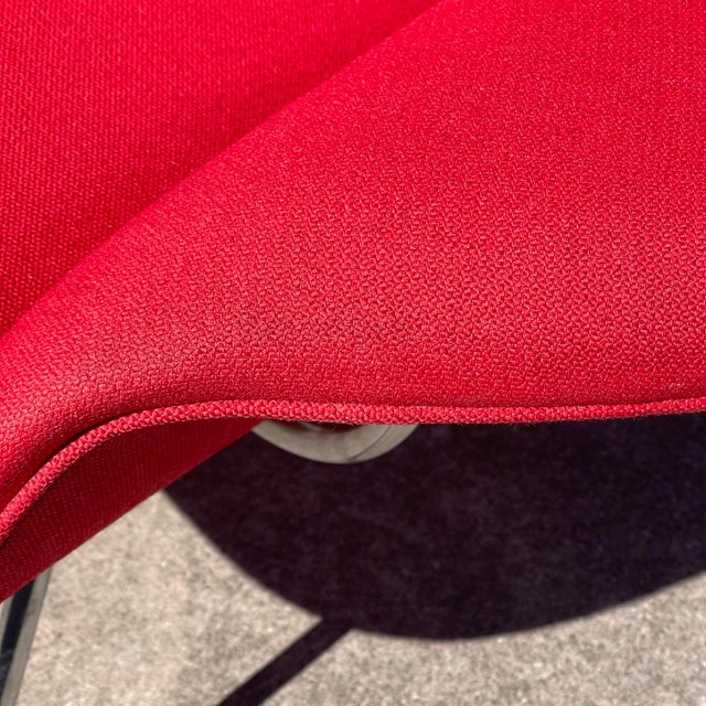 Eero Saarinen Womb Chair by Knoll, a Pair W/ Ottoman For Sale - Image 12 of 12