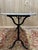 Oval Bistro Table with Marble Top and Cast Iron Base, 1925 For Sale - Image 4 of 7