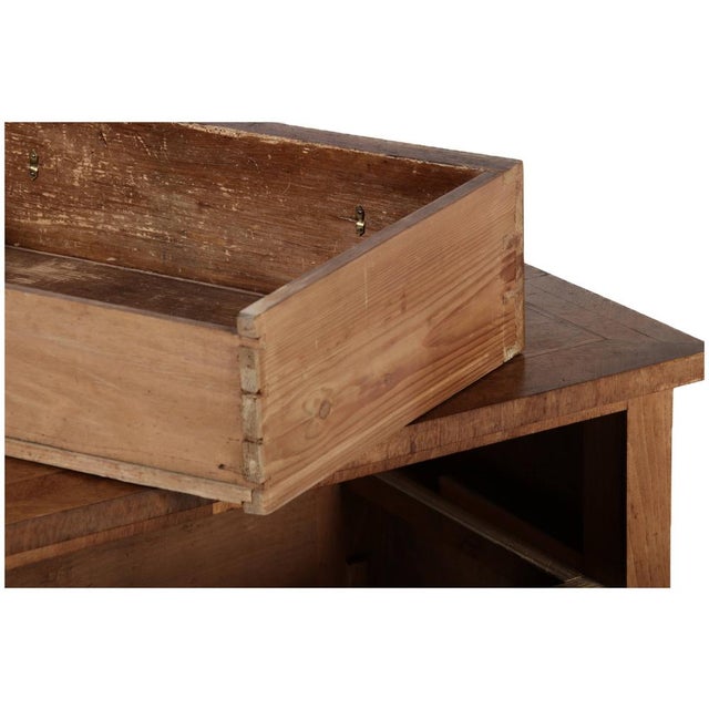 Small Antique Baroque Louis XVI Chest of Drawers in Walnut, 1800 For Sale - Image 12 of 18