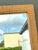 Vintage Grasscloth and Wood Wall Mirror For Sale - Image 13 of 15