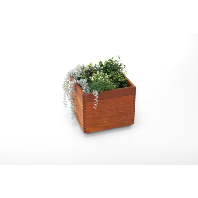 1960s Danish Teak Planter, 1960s For Sale - Image 5 of 7