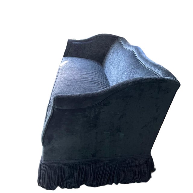 Contemporary Belle Époque Velvet Sofa by EJ Victor For Sale - Image 3 of 9