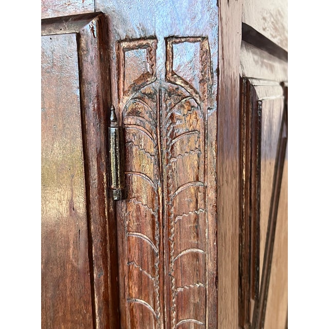 19th Catalan Spanish on Stand in Carved Walnut and Iron