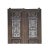 Pair Vintage Chinese Brown Fujian Style Carving Wood Wall Door Panels For Sale - Image 11 of 12