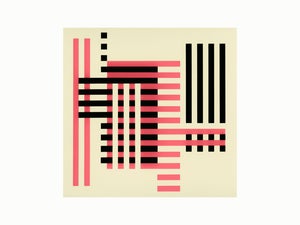 Josef Albers "Formulation : Articulation" Portfolio I Folder 24, Left Side Print