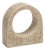 Foro Travertine Napkin Holder by Giovanni Agliottone for Mad Stone Lab, Set of 4 For Sale