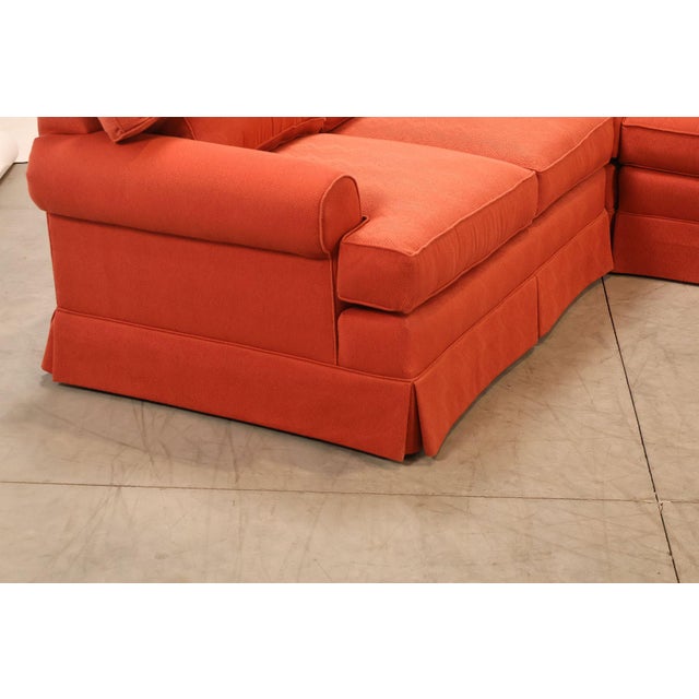 Miles Talbott Left-Facing Custom Upholstered Sectional Sofa For Sale - Image 14 of 18