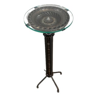 Industrial Turbine Pedestal Table by Jon F. Little For Sale