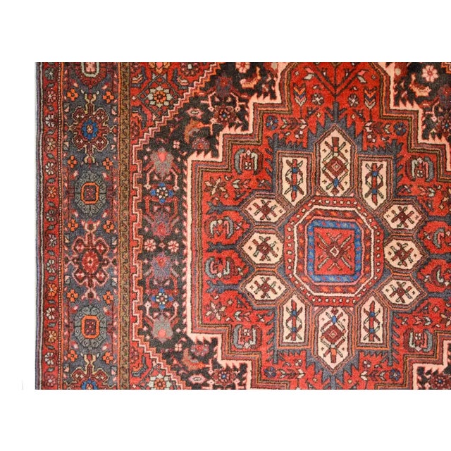 Vintage Persian Hamadan Rug For Sale - Image 4 of 13