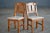 Set of 6 Danish Oak Dining Chairs With Leather Cushions, 1930's For Sale - Image 9 of 9