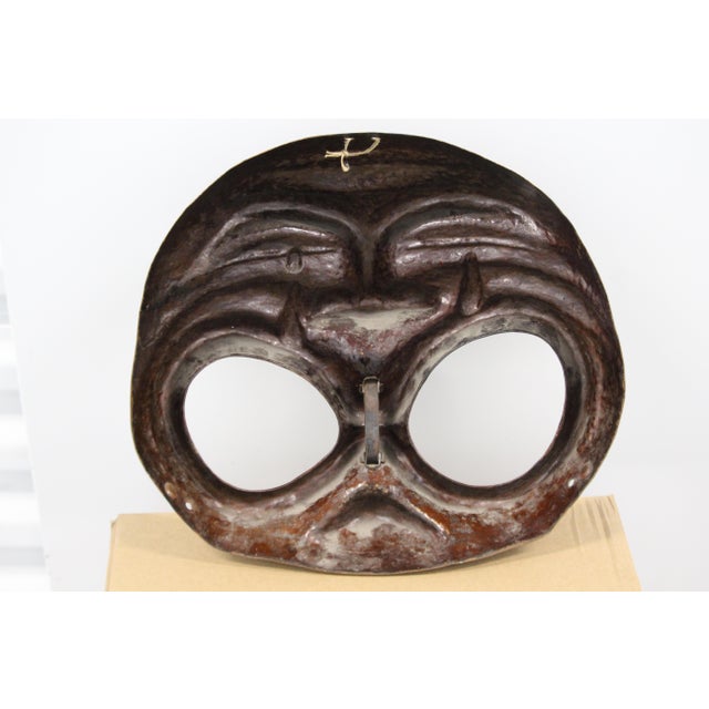 Gothic Copper Mask Wall Decor, 1950s For Sale - Image 15 of 18